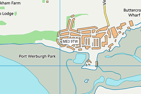ME3 9TW map - OS VectorMap District (Ordnance Survey) ME3 9TW map - OS VectorMap District (Ordnance Survey)