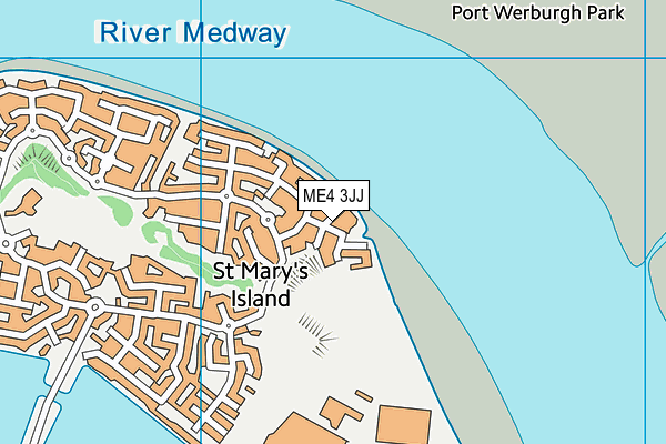 ME4 3JJ map - OS VectorMap District (Ordnance Survey) ME4 3JJ map - OS VectorMap District (Ordnance Survey)