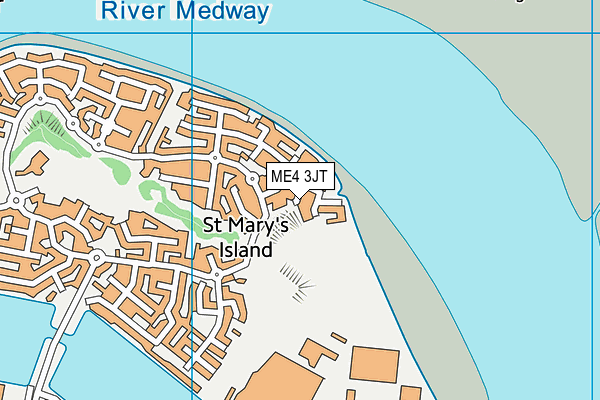ME4 3JT map - OS VectorMap District (Ordnance Survey) ME4 3JT map - OS VectorMap District (Ordnance Survey)