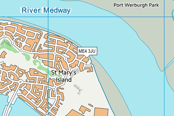 ME4 3JU map - OS VectorMap District (Ordnance Survey) ME4 3JU map - OS VectorMap District (Ordnance Survey)