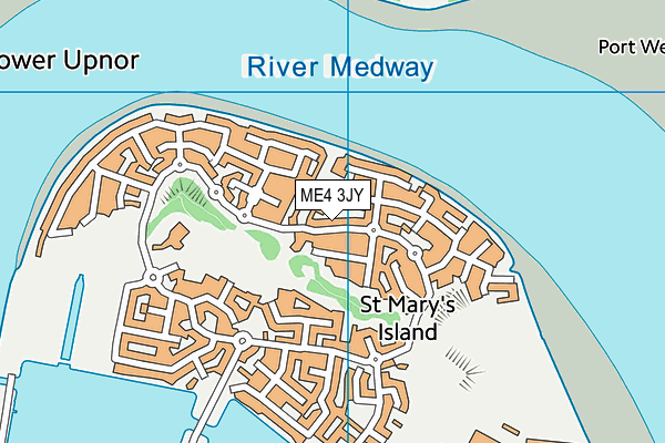 ME4 3JY map - OS VectorMap District (Ordnance Survey) ME4 3JY map - OS VectorMap District (Ordnance Survey)