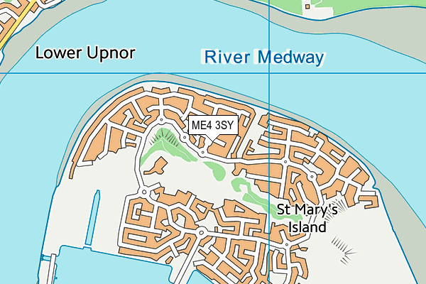 ME4 3SY map - OS VectorMap District (Ordnance Survey) ME4 3SY map - OS VectorMap District (Ordnance Survey)