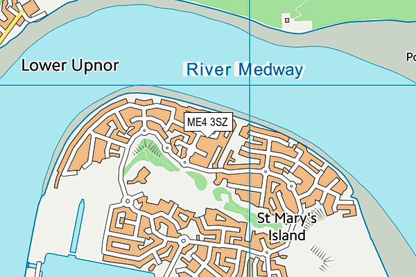 ME4 3SZ map - OS VectorMap District (Ordnance Survey) ME4 3SZ map - OS VectorMap District (Ordnance Survey)
