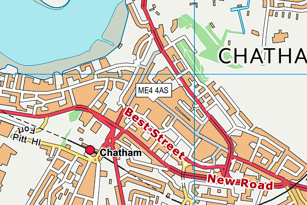 ME4 4AS map - OS VectorMap District (Ordnance Survey) ME4 4AS map - OS VectorMap District (Ordnance Survey)