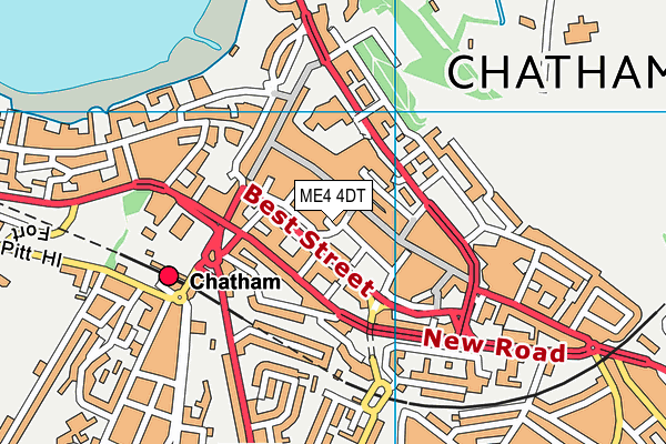 ME4 4DT map - OS VectorMap District (Ordnance Survey) ME4 4DT map - OS VectorMap District (Ordnance Survey)