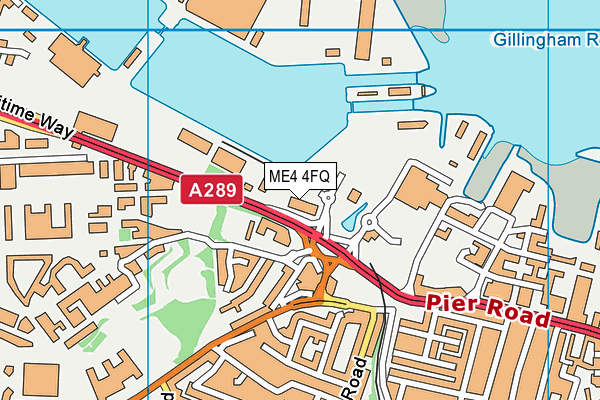 ME4 4FQ map - OS VectorMap District (Ordnance Survey) ME4 4FQ map - OS VectorMap District (Ordnance Survey)