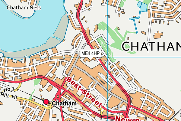 ME4 4HP map - OS VectorMap District (Ordnance Survey) ME4 4HP map - OS VectorMap District (Ordnance Survey)