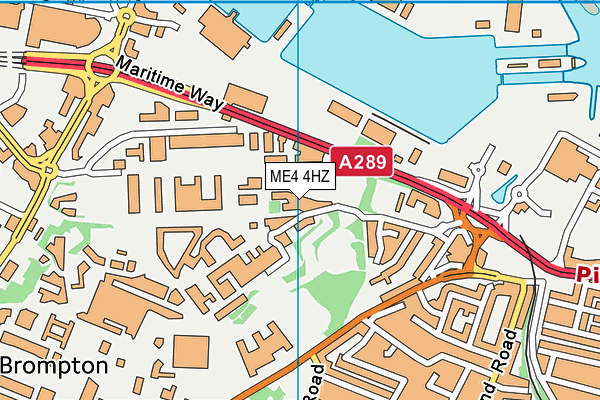 ME4 4HZ map - OS VectorMap District (Ordnance Survey) ME4 4HZ map - OS VectorMap District (Ordnance Survey)