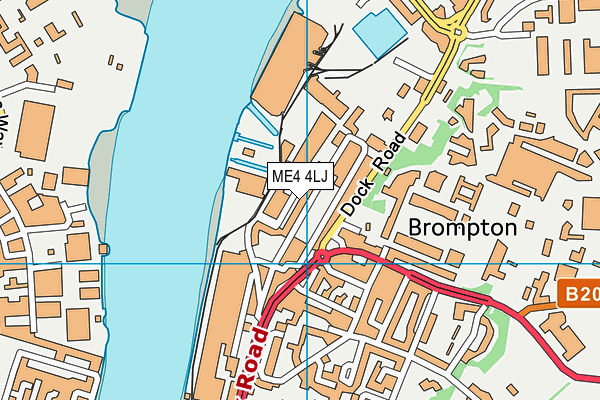 ME4 4LJ map - OS VectorMap District (Ordnance Survey) ME4 4LJ map - OS VectorMap District (Ordnance Survey)