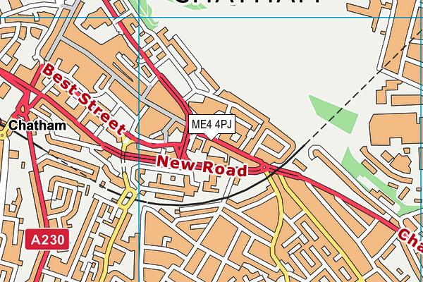 ME4 4PJ map - OS VectorMap District (Ordnance Survey) ME4 4PJ map - OS VectorMap District (Ordnance Survey)