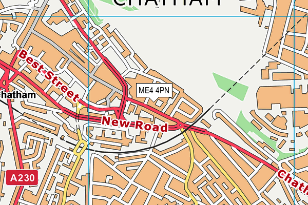 ME4 4PN map - OS VectorMap District (Ordnance Survey) ME4 4PN map - OS VectorMap District (Ordnance Survey)
