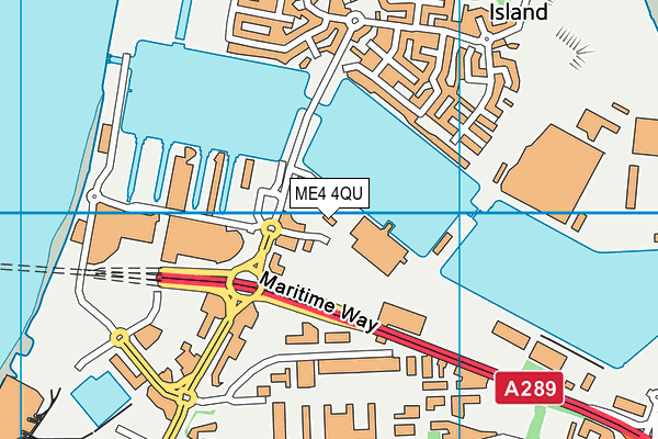 ME4 4QU map - OS VectorMap District (Ordnance Survey) ME4 4QU map - OS VectorMap District (Ordnance Survey)