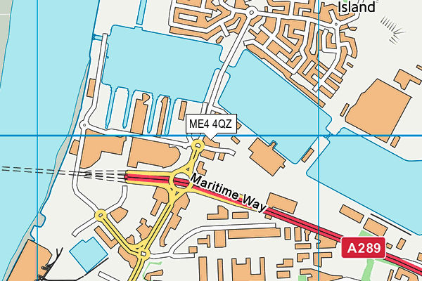 ME4 4QZ map - OS VectorMap District (Ordnance Survey) ME4 4QZ map - OS VectorMap District (Ordnance Survey)
