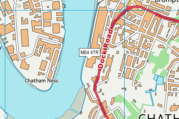 ME4 4TR map - OS VectorMap District (Ordnance Survey) ME4 4TR map - OS VectorMap District (Ordnance Survey)