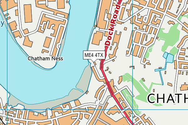 ME4 4TX map - OS VectorMap District (Ordnance Survey) ME4 4TX map - OS VectorMap District (Ordnance Survey)
