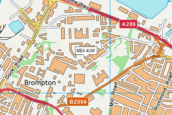 ME4 4UW map - OS VectorMap District (Ordnance Survey) ME4 4UW map - OS VectorMap District (Ordnance Survey)
