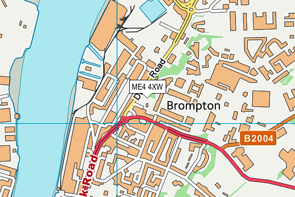 ME4 4XW map - OS VectorMap District (Ordnance Survey) ME4 4XW map - OS VectorMap District (Ordnance Survey)