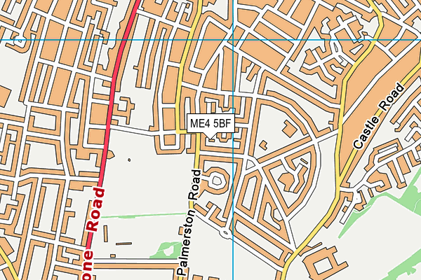 ME4 5BF map - OS VectorMap District (Ordnance Survey) ME4 5BF map - OS VectorMap District (Ordnance Survey)