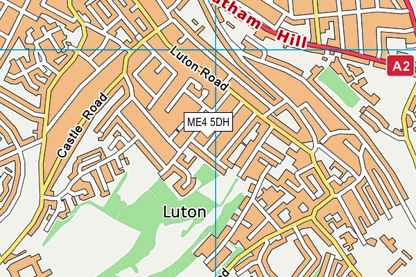 ME4 5DH map - OS VectorMap District (Ordnance Survey) ME4 5DH map - OS VectorMap District (Ordnance Survey)