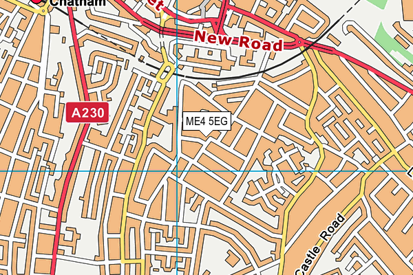 ME4 5EG map - OS VectorMap District (Ordnance Survey) ME4 5EG map - OS VectorMap District (Ordnance Survey)