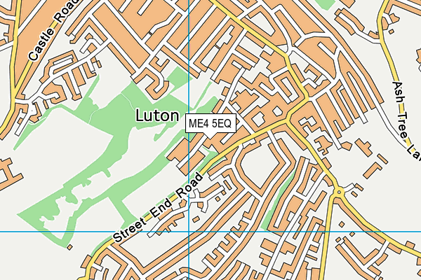 ME4 5EQ map - OS VectorMap District (Ordnance Survey) ME4 5EQ map - OS VectorMap District (Ordnance Survey)