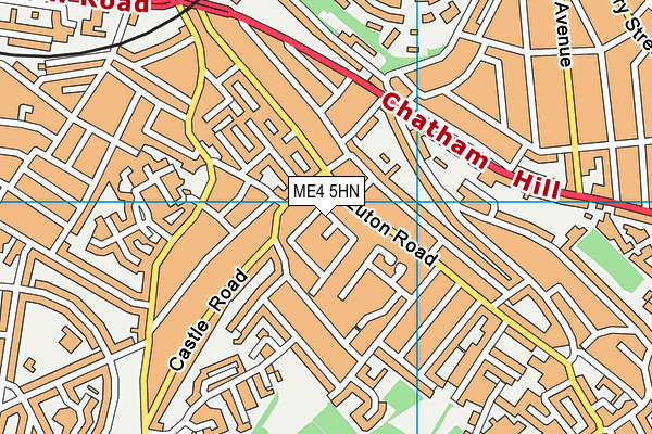 ME4 5HN map - OS VectorMap District (Ordnance Survey) ME4 5HN map - OS VectorMap District (Ordnance Survey)