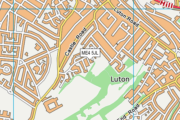 ME4 5JL map - OS VectorMap District (Ordnance Survey) ME4 5JL map - OS VectorMap District (Ordnance Survey)