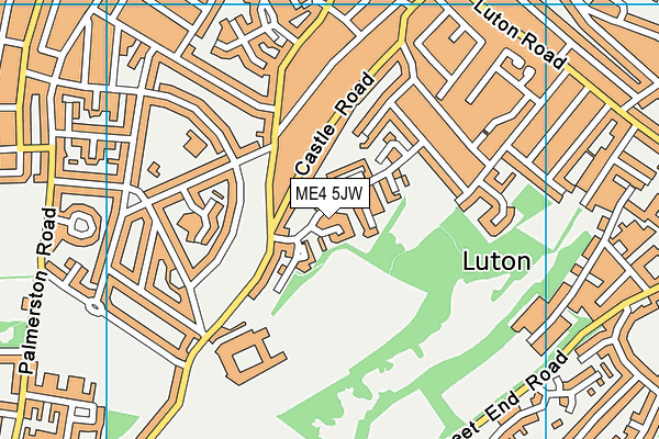 ME4 5JW map - OS VectorMap District (Ordnance Survey) ME4 5JW map - OS VectorMap District (Ordnance Survey)