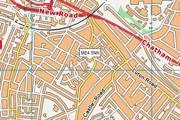 ME4 5NH map - OS VectorMap District (Ordnance Survey)