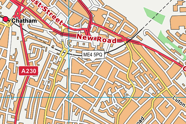 ME4 5PQ map - OS VectorMap District (Ordnance Survey) ME4 5PQ map - OS VectorMap District (Ordnance Survey)