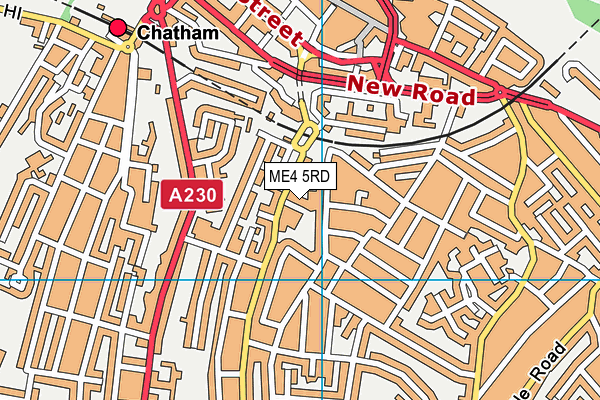 ME4 5RD map - OS VectorMap District (Ordnance Survey) ME4 5RD map - OS VectorMap District (Ordnance Survey)