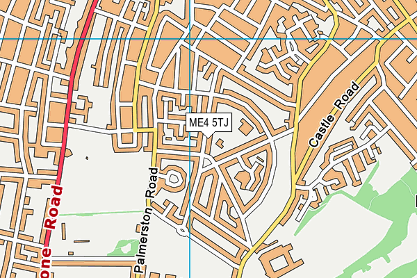ME4 5TJ map - OS VectorMap District (Ordnance Survey) ME4 5TJ map - OS VectorMap District (Ordnance Survey)