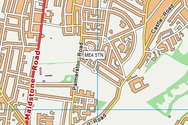 ME4 5TN map - OS VectorMap District (Ordnance Survey) ME4 5TN map - OS VectorMap District (Ordnance Survey)