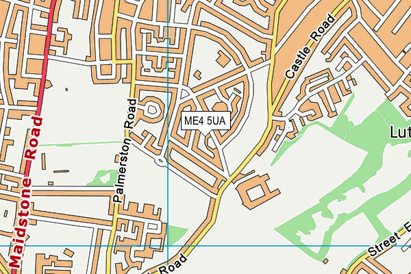 ME4 5UA map - OS VectorMap District (Ordnance Survey) ME4 5UA map - OS VectorMap District (Ordnance Survey)