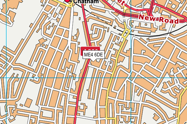 ME4 6DE map - OS VectorMap District (Ordnance Survey) ME4 6DE map - OS VectorMap District (Ordnance Survey)