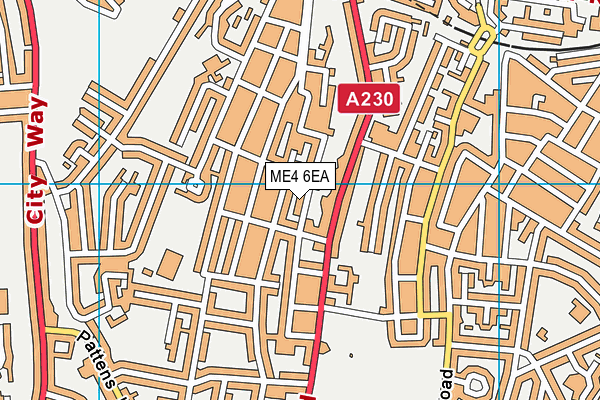 ME4 6EA map - OS VectorMap District (Ordnance Survey) ME4 6EA map - OS VectorMap District (Ordnance Survey)