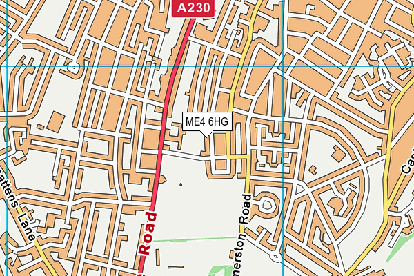 ME4 6HG map - OS VectorMap District (Ordnance Survey) ME4 6HG map - OS VectorMap District (Ordnance Survey)