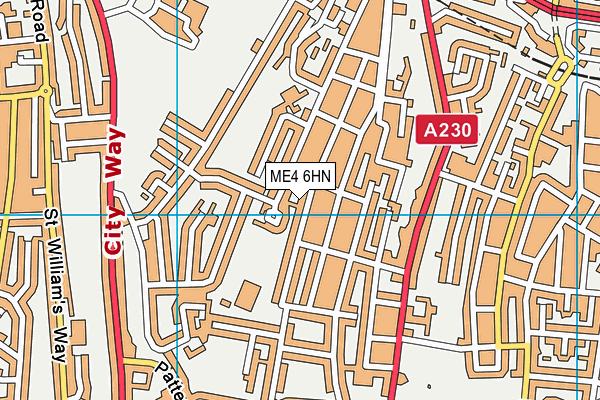 ME4 6HN map - OS VectorMap District (Ordnance Survey) ME4 6HN map - OS VectorMap District (Ordnance Survey)