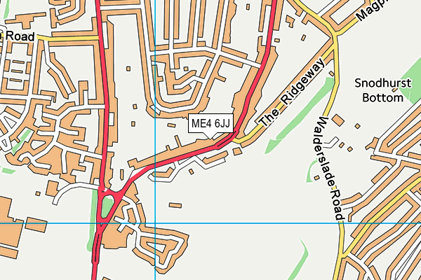ME4 6JJ map - OS VectorMap District (Ordnance Survey) ME4 6JJ map - OS VectorMap District (Ordnance Survey)