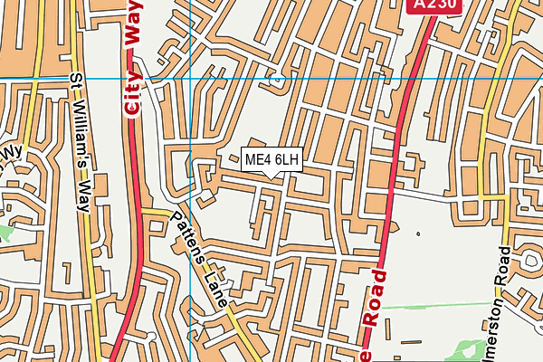 ME4 6LH map - OS VectorMap District (Ordnance Survey) ME4 6LH map - OS VectorMap District (Ordnance Survey)