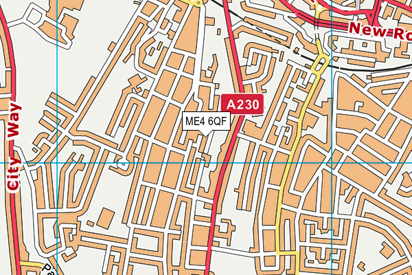 ME4 6QF map - OS VectorMap District (Ordnance Survey) ME4 6QF map - OS VectorMap District (Ordnance Survey)