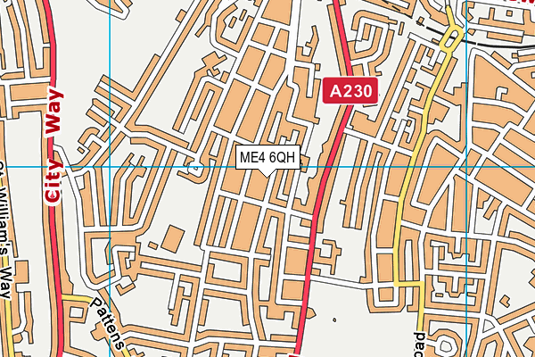 ME4 6QH map - OS VectorMap District (Ordnance Survey) ME4 6QH map - OS VectorMap District (Ordnance Survey)