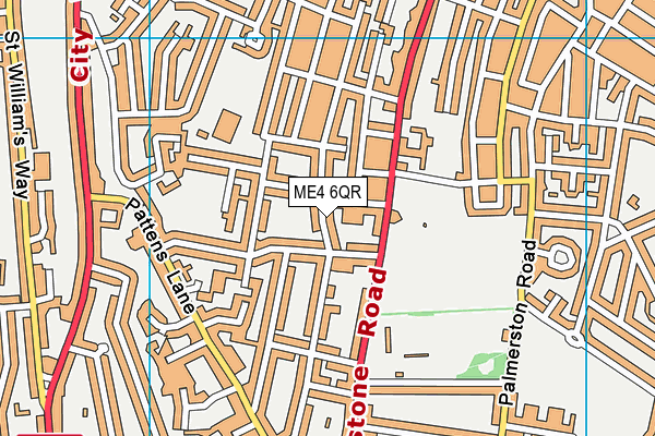 ME4 6QR map - OS VectorMap District (Ordnance Survey) ME4 6QR map - OS VectorMap District (Ordnance Survey)