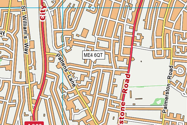 ME4 6QT map - OS VectorMap District (Ordnance Survey) ME4 6QT map - OS VectorMap District (Ordnance Survey)
