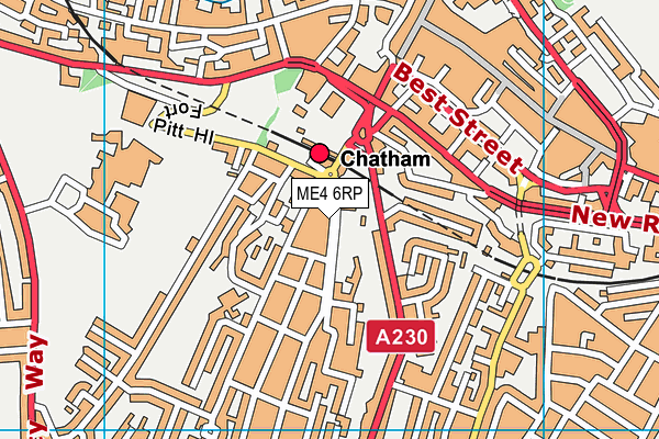 ME4 6RP map - OS VectorMap District (Ordnance Survey) ME4 6RP map - OS VectorMap District (Ordnance Survey)