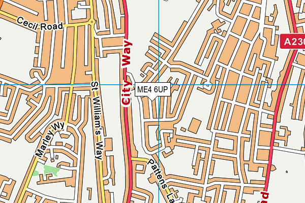 ME4 6UP map - OS VectorMap District (Ordnance Survey) ME4 6UP map - OS VectorMap District (Ordnance Survey)