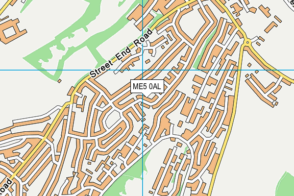 ME5 0AL map - OS VectorMap District (Ordnance Survey) ME5 0AL map - OS VectorMap District (Ordnance Survey)