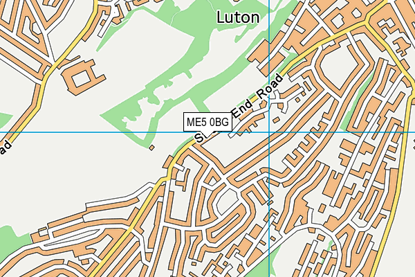 ME5 0BG map - OS VectorMap District (Ordnance Survey) ME5 0BG map - OS VectorMap District (Ordnance Survey)