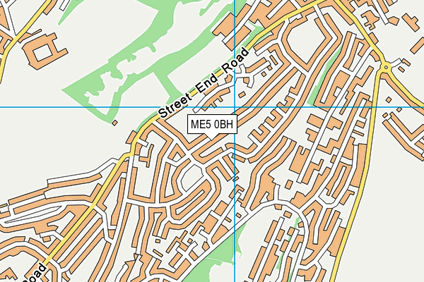 ME5 0BH map - OS VectorMap District (Ordnance Survey) ME5 0BH map - OS VectorMap District (Ordnance Survey)