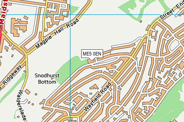 ME5 0EN map - OS VectorMap District (Ordnance Survey)